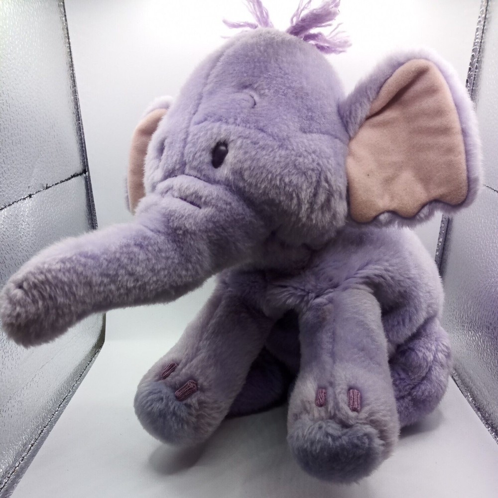 Disney Lumpy Original 15" Heffalump Purple Elephant Plush Stuffed Animal